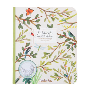 Coloring book with stickers Moulin Roty - Botanist