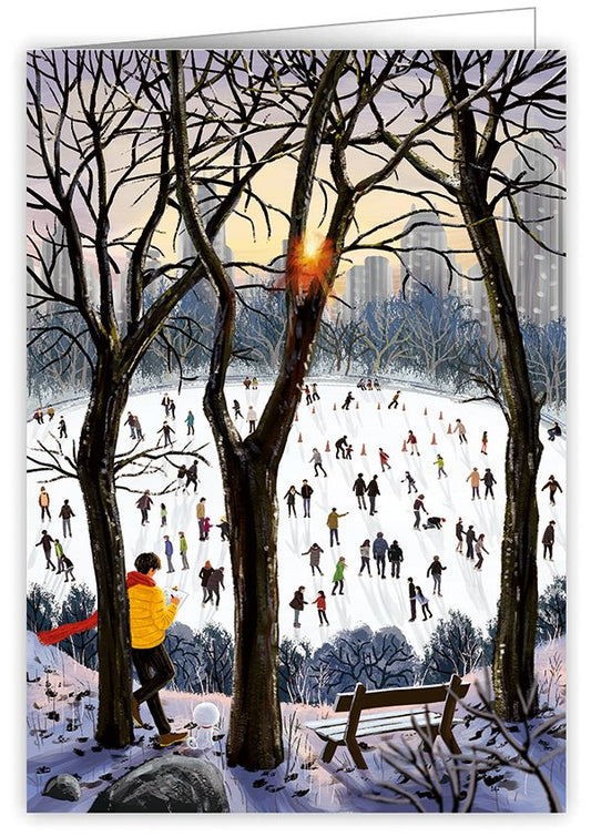 2-piece card Quire - Skating rink