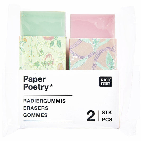 Pyyhekumisetti 2kpl Paper Poetry - Flowers