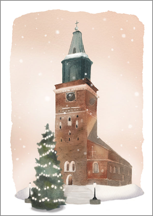 2-part Christmas card Henna Adel - Turku Cathedral