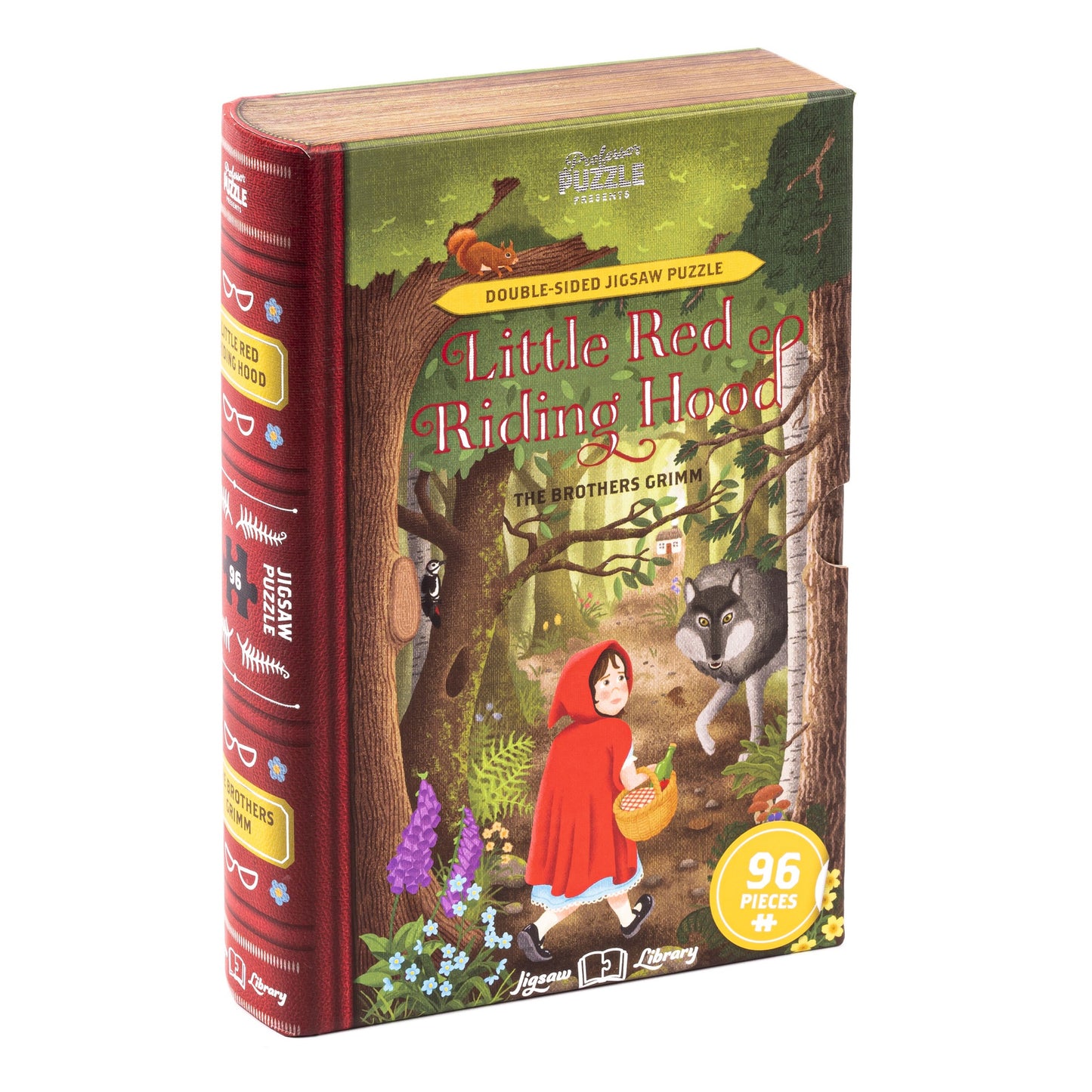 Palapeli 96 palaa Professor Puzzle - Little Red Riding Hood