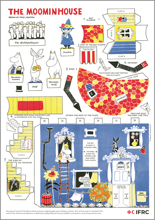 Craft sheet A3 Moomin - SPR Moominhouse EN