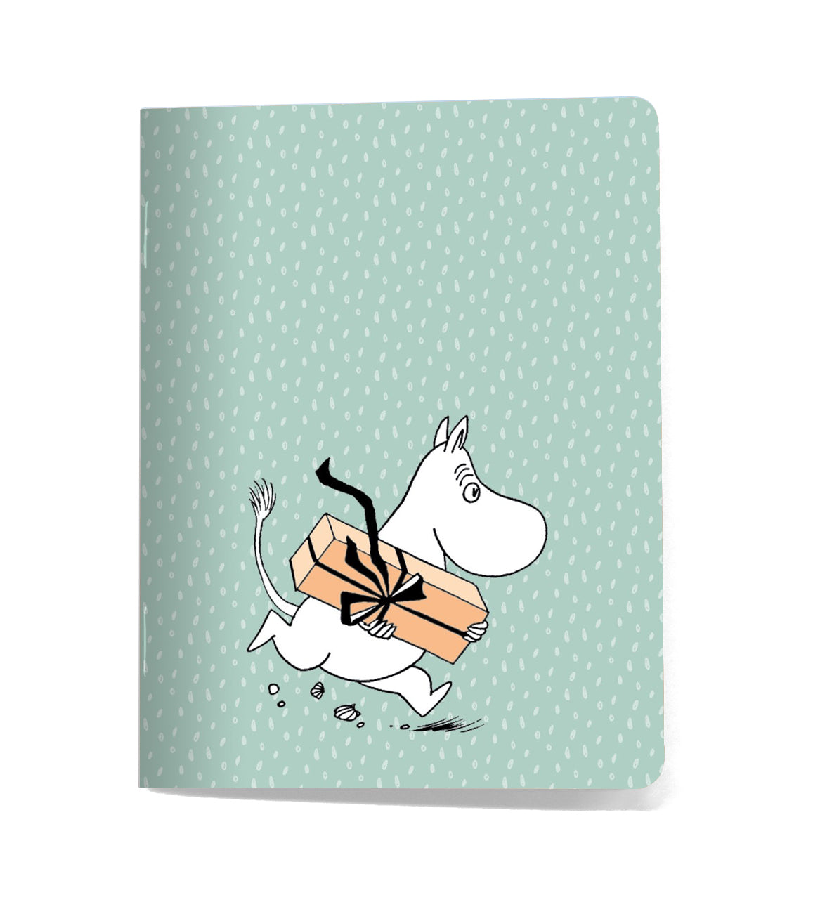 Moomin booklet - Moomin troll and gift