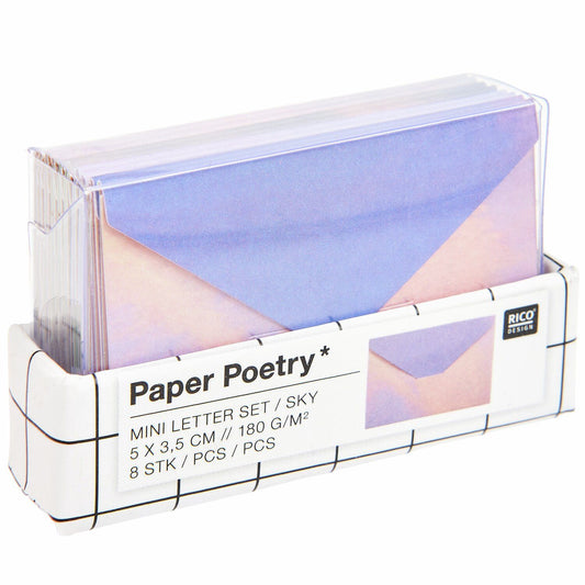 Mini kirjesetti Paper Poetry - Sky is the limit