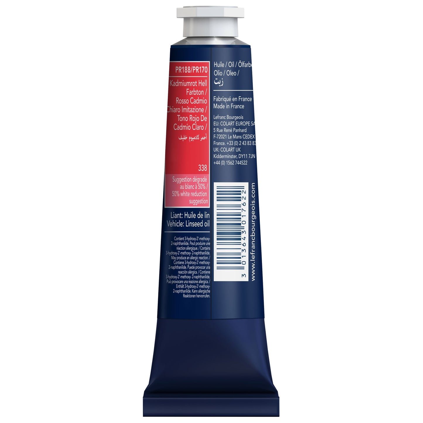 LB Fine Oil 40ml 799 Cadmium Red Light Hue, öljyväri