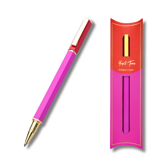 Ballpoint pen Yop &amp; Tom - Red & Pink