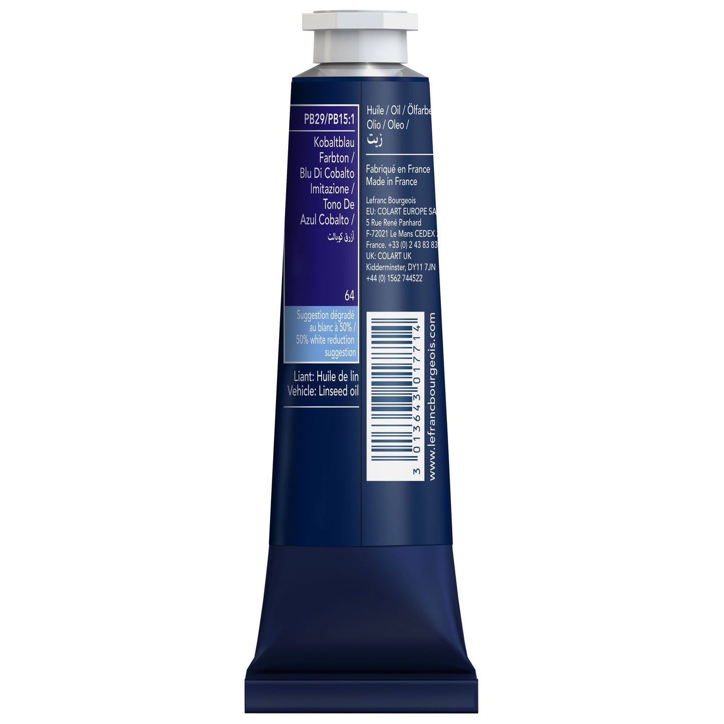 LB Fine Oil 40ml 064 Cobalt Blue Hue, öljyväri