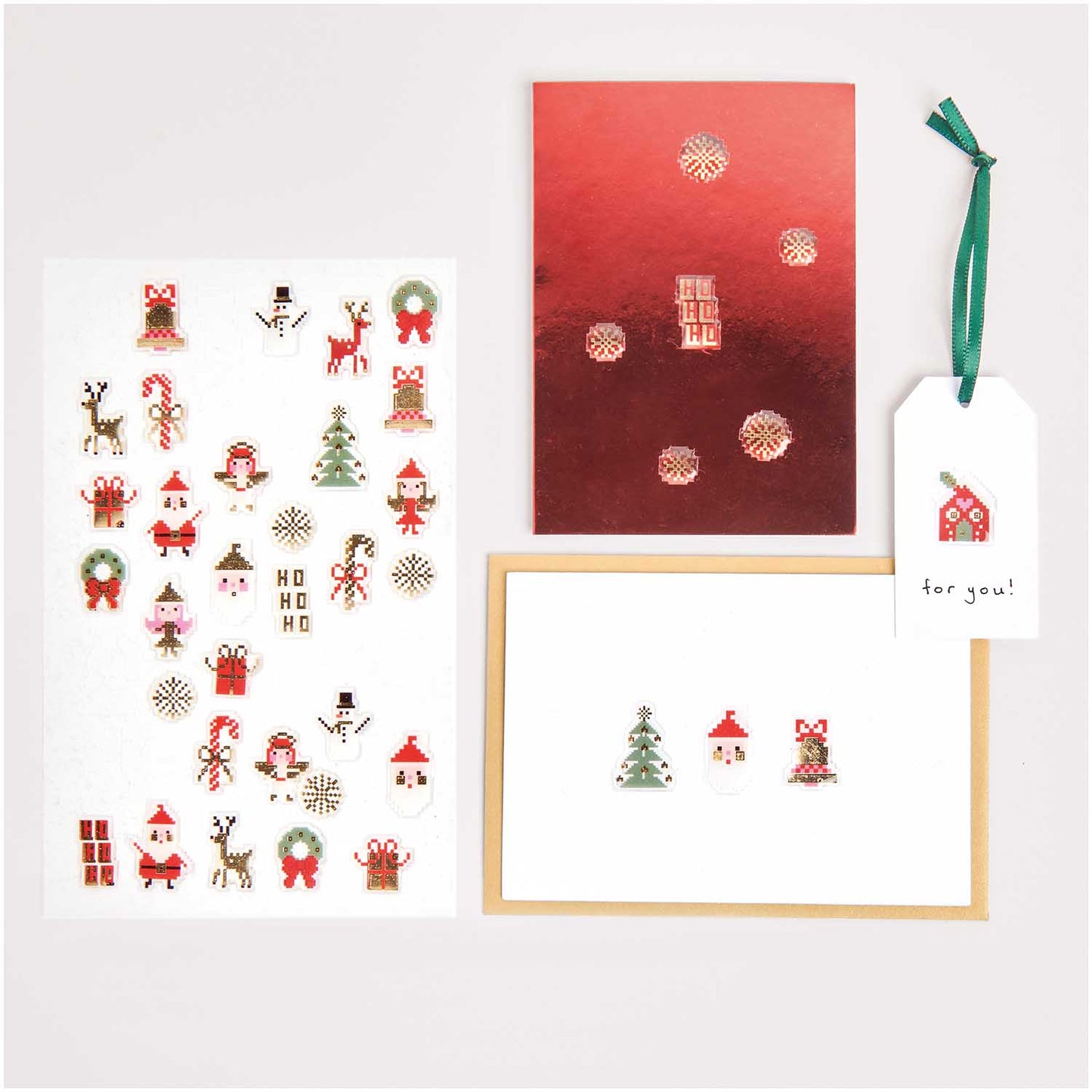 Sticker set Paper Poetry - Christmas motifs