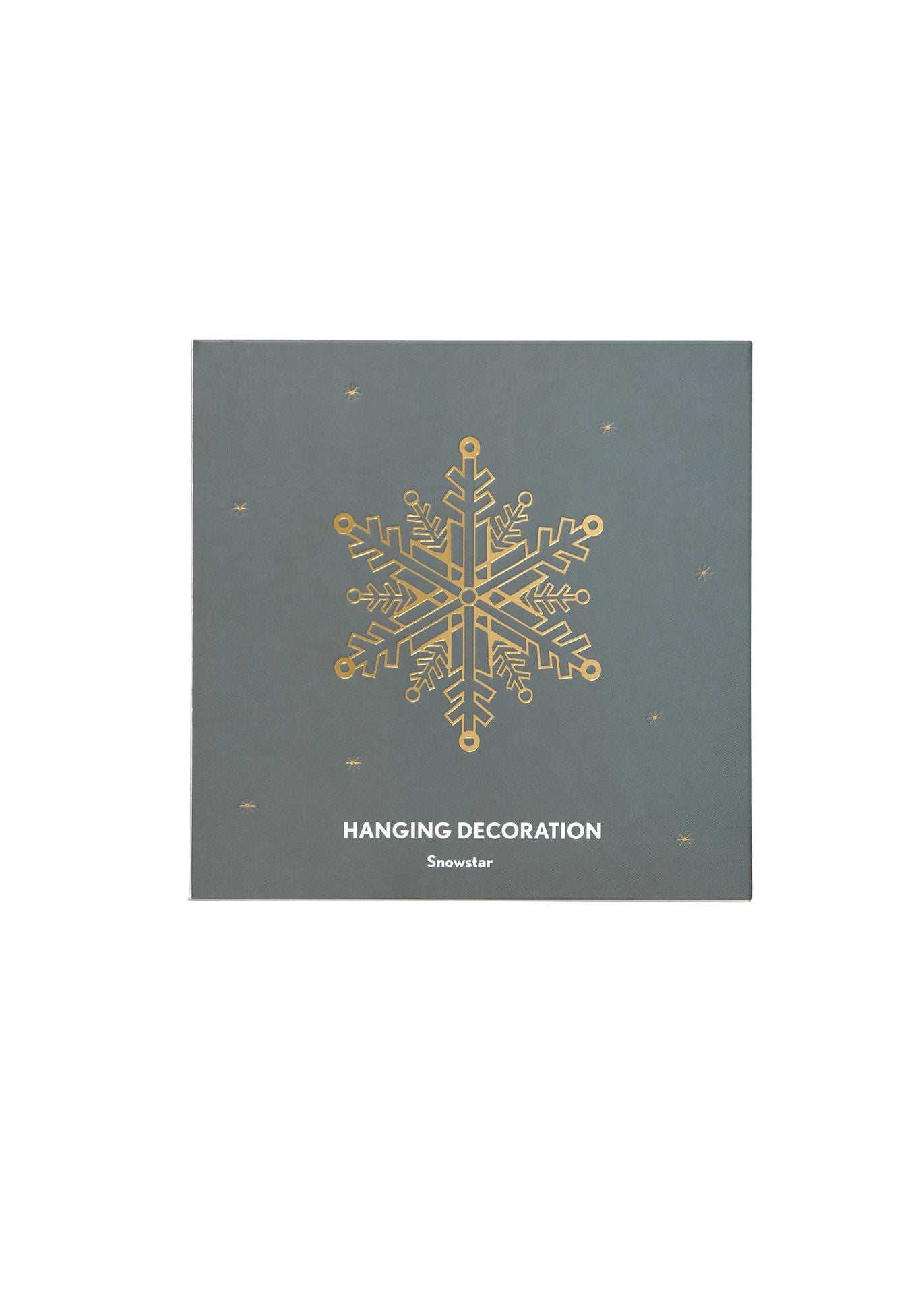 Koriste Pluto Design - Snowstar, gold