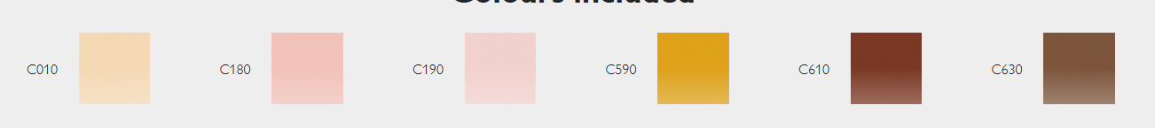 Värikynälajitelma 6 kpl Derwent - Coloursoft Skintones