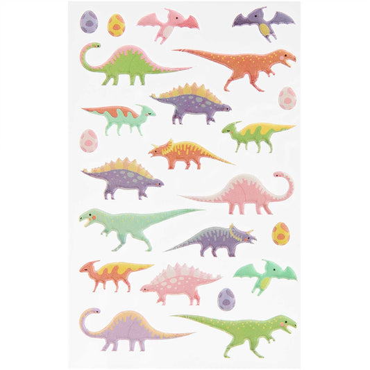 Sticker set Paper Poetry - Puffy Stickers Dinosaurs