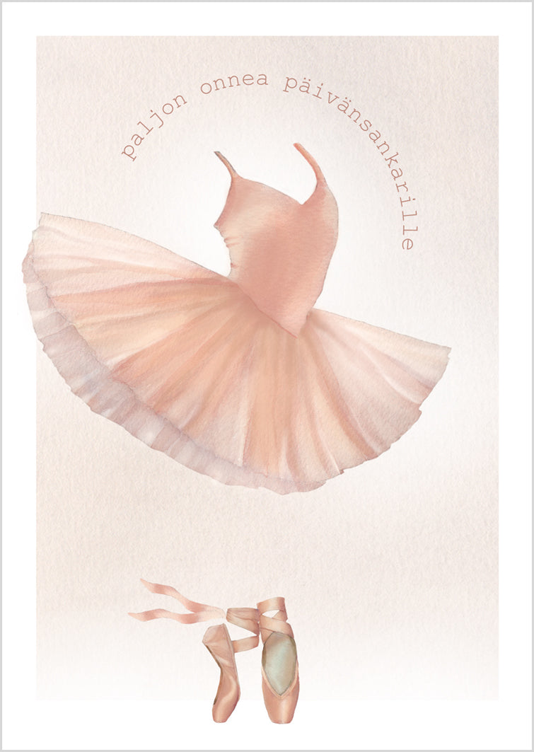 Postcard Henna Adel - Ballerina costume