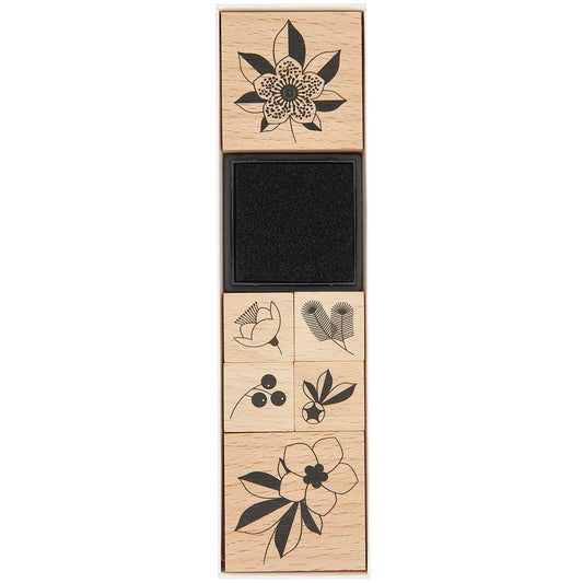 Stamp set Rico Design - Christmas rose