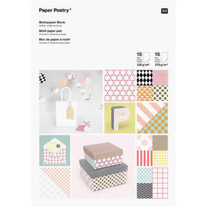 Askartelupaperit Paper Poetry - Graphic