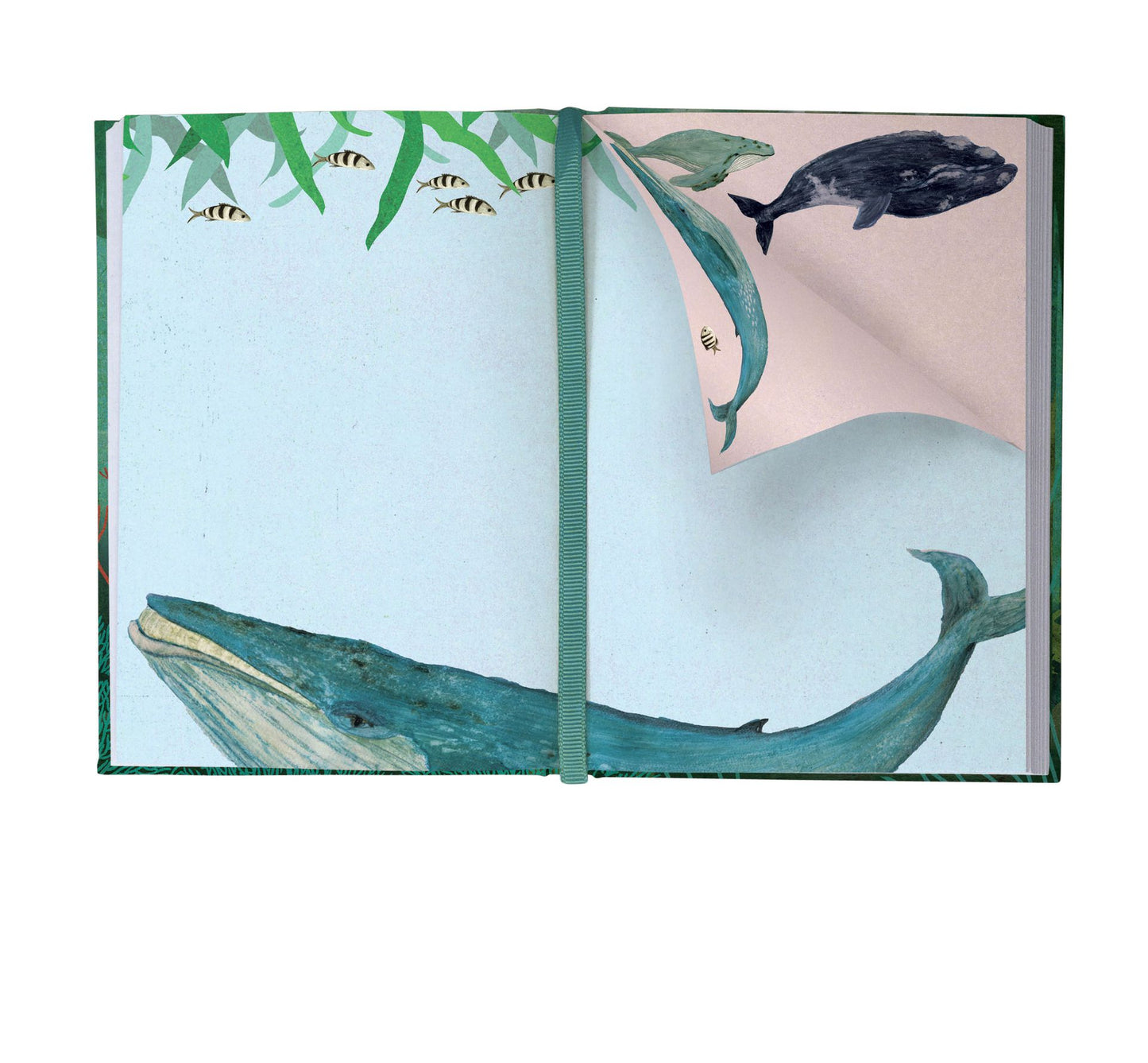 Muistikirja Roger la Borde - Whale Song Luxe Illustrated Journal