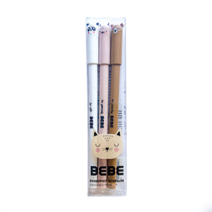 Fountain pen set 3 pcs Bebe - Cute