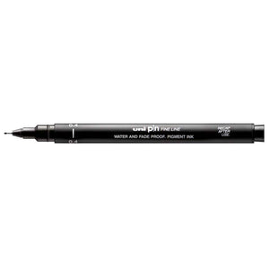 Fiber tip pen Uni Pin - 04 Black