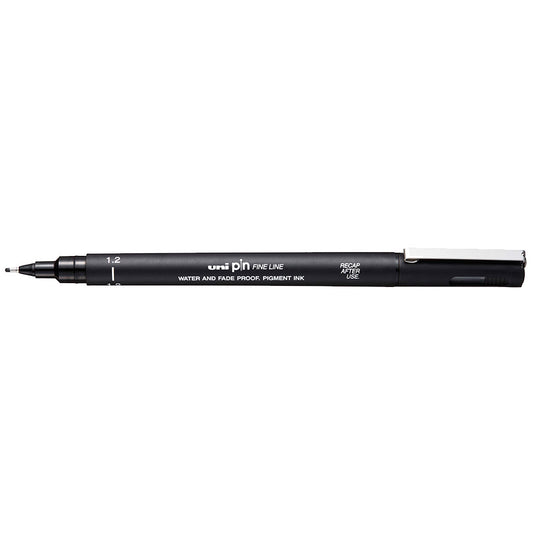 Fiber tip pen Uni Pin - 1.2 Black