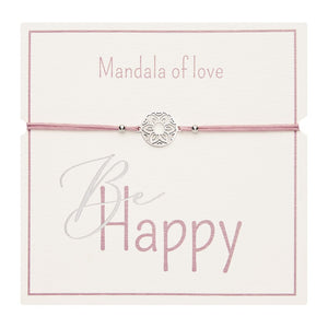 Rannekoru HCA Be Happy - Mandala of love, silver