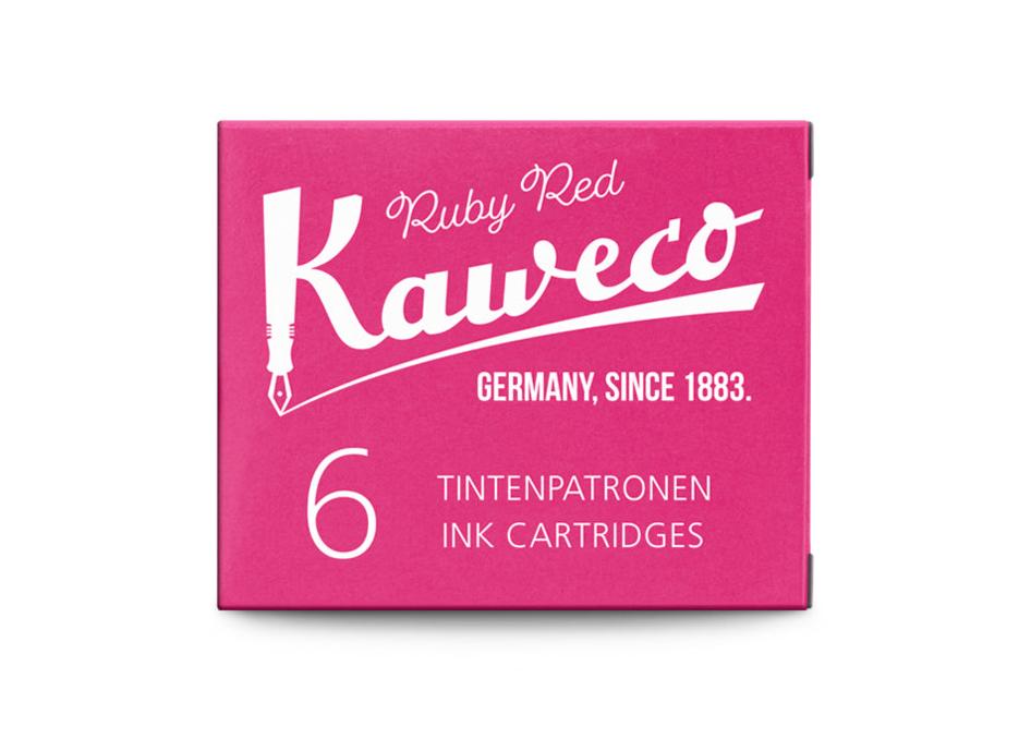 Kaweco mustepatruunat - Ruby Red