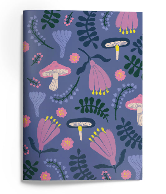 Notebook A5 Mira Mallius - Home forest, mushrooms