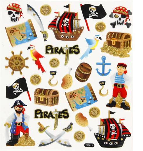 Sticker sheet - Pirates