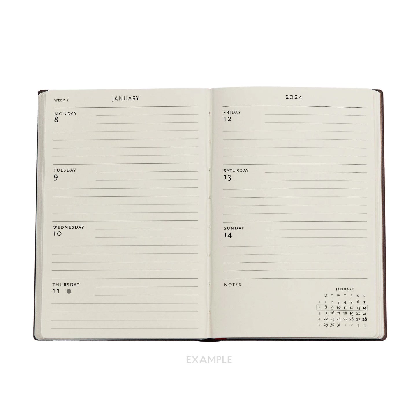 12 month calendar Paperblanks - Kara-ori, Mini 2024