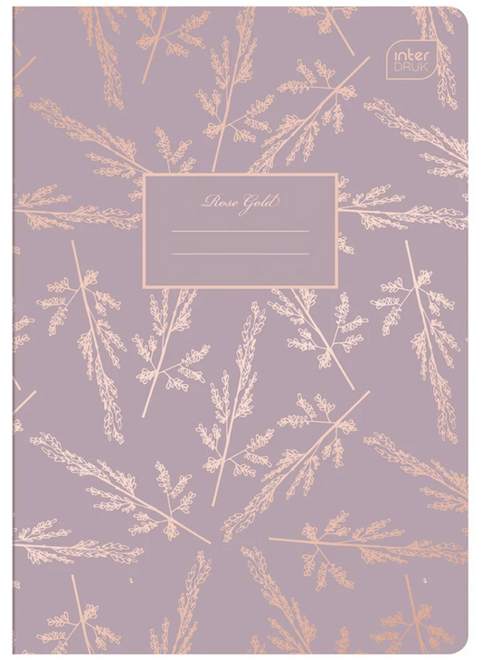 Notebook A5 Interdruk Rose Gold - Malva