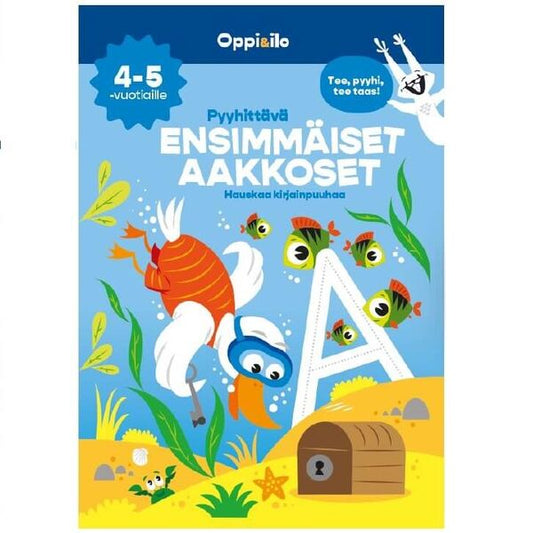 Erasable First Alphabet Activity Book for 4-6 years.