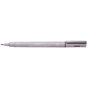 Fiber tip pen Uni Pin - Sivellin, Light grey