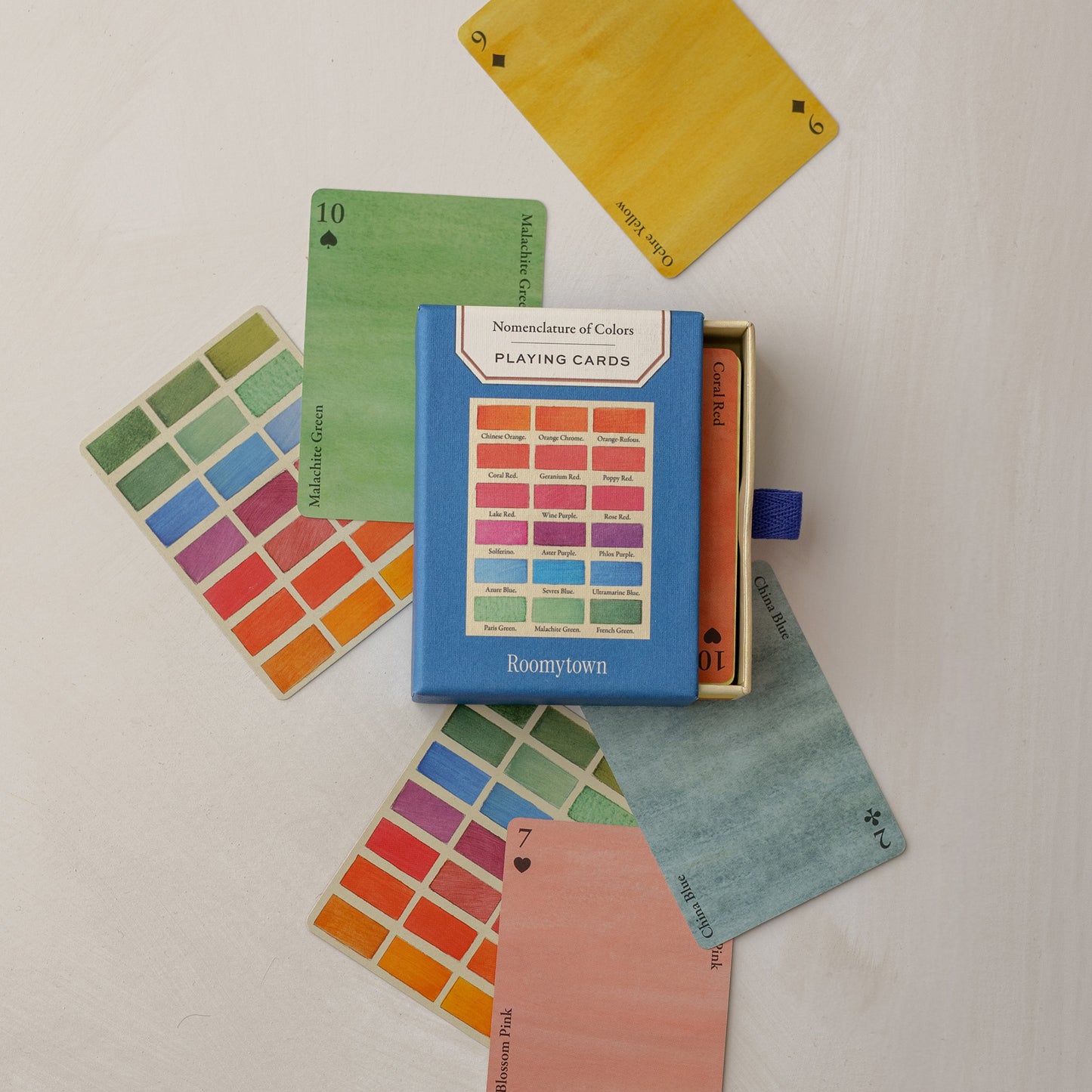 Pelikortit Roomytown - Nomenclature of Colours