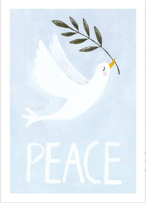 Postcard Leo la Douce - Peace