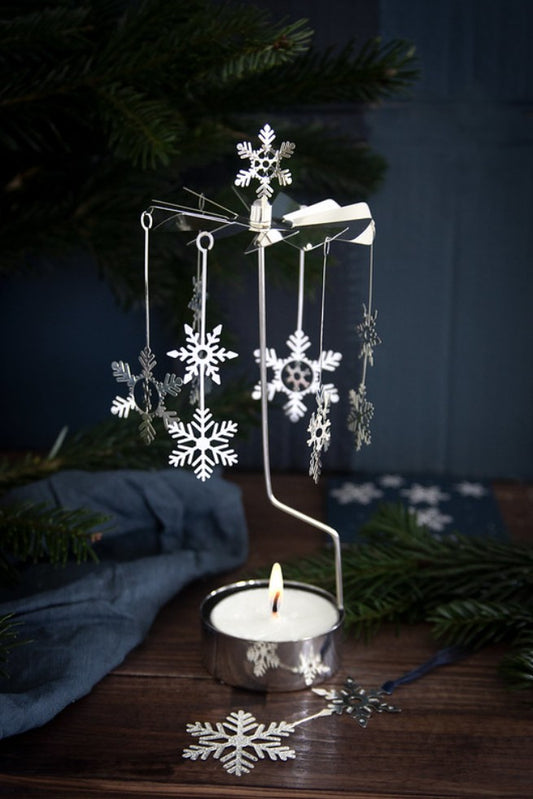 Enkelikello Pluto Design - Snowfall silver
