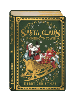 2-part Christmas card Storybook - Santa Claus