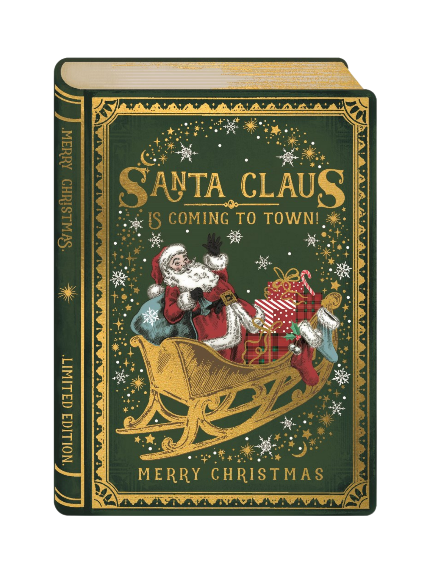 2-part Christmas card Storybook - Santa Claus