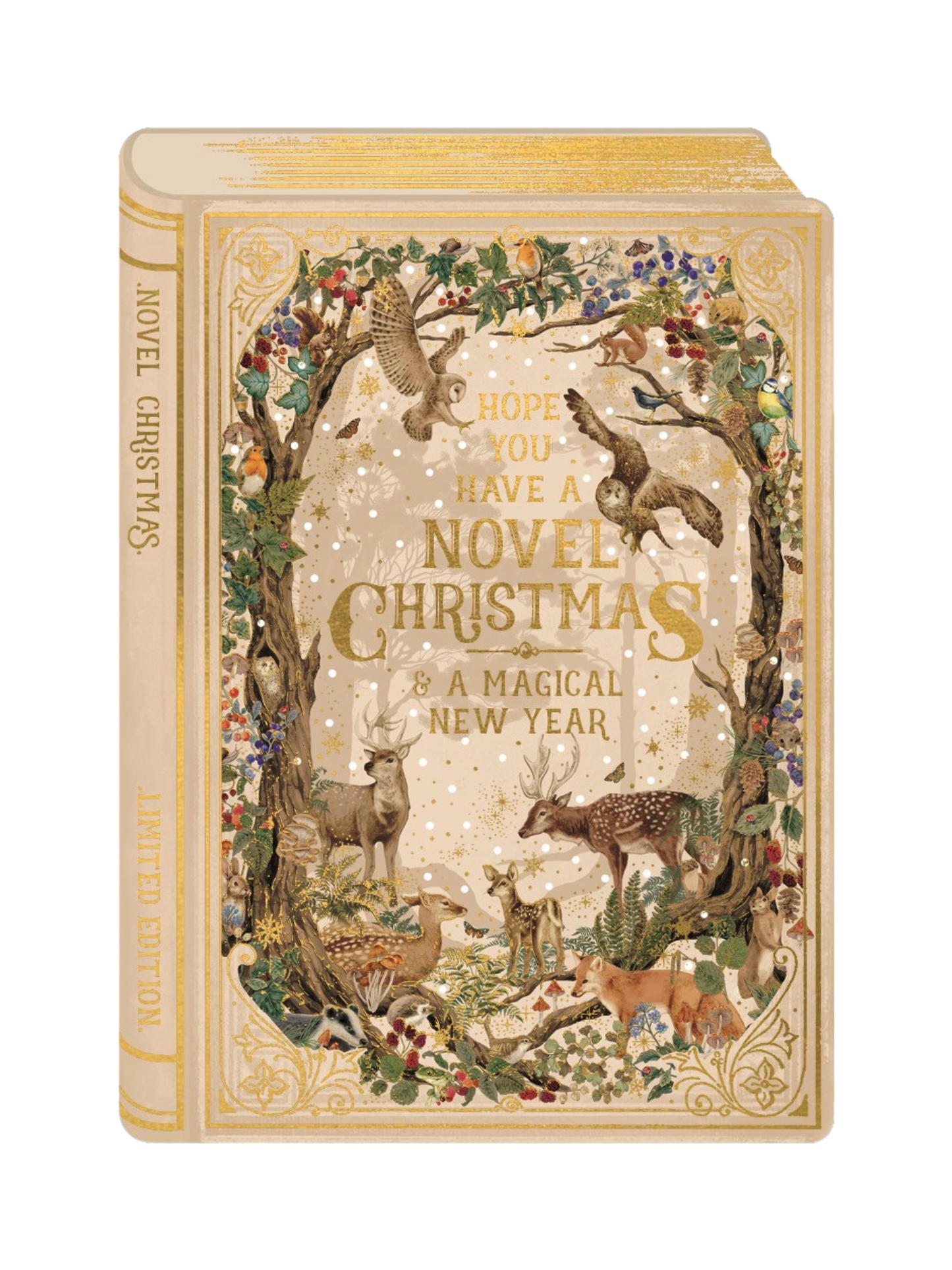 2-part Christmas card Storybook - A Novel Christmas