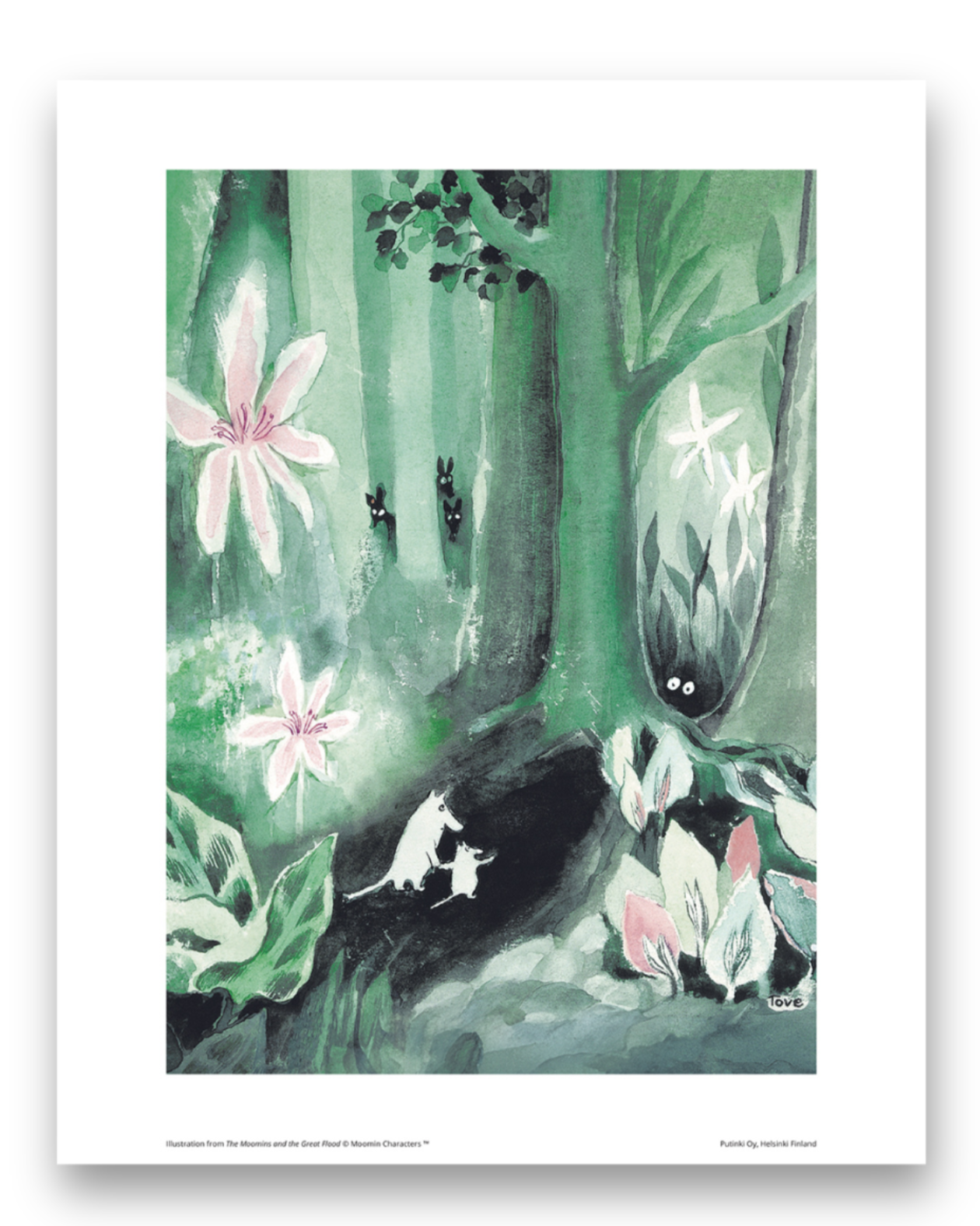 Juliste Muumi 24x30 - Suuri tuhotulva
