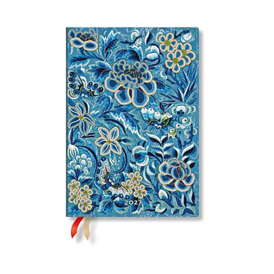 Weekly Planner Midi 2027 Paperblanks 12 Months - Blue Willow