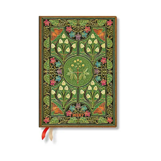 Weekly Planner Midi 2027 Paperblanks 12 Months - Poetry in Bloom