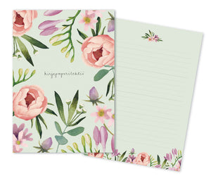Writing pad A4 Putinki Adel - Flowers