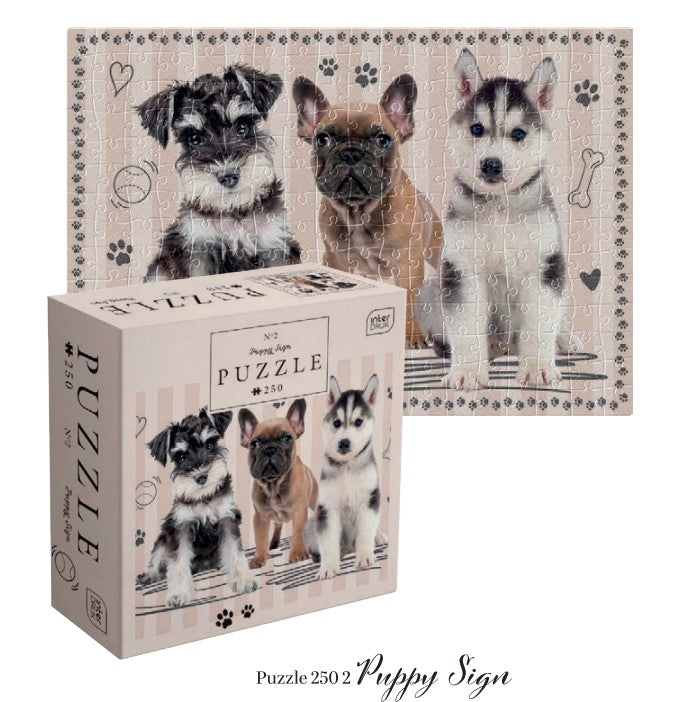 Palapeli 250 palaa Interdruk -Puppy sign 2
