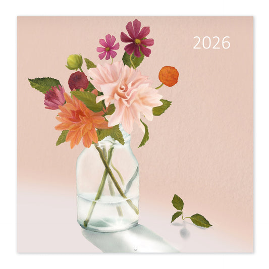 Seinäkalenteri 20x20 2026 Putinki Adel