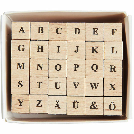 Stamp set Rico Design - Letters Mini