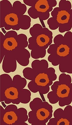 2-osainen kortti Marimekko - Unikko terra