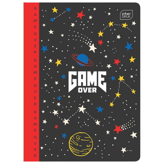 Notebook A5 Interdruk Game Over - Space