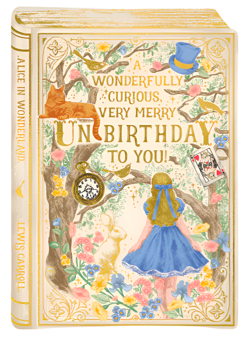 2-piece card Storybook - Alice in Wonderland