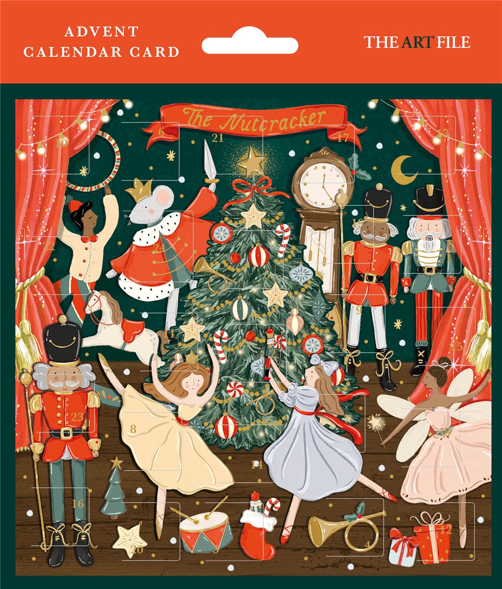 Joulukalenterikortti Art File - Nutcracker