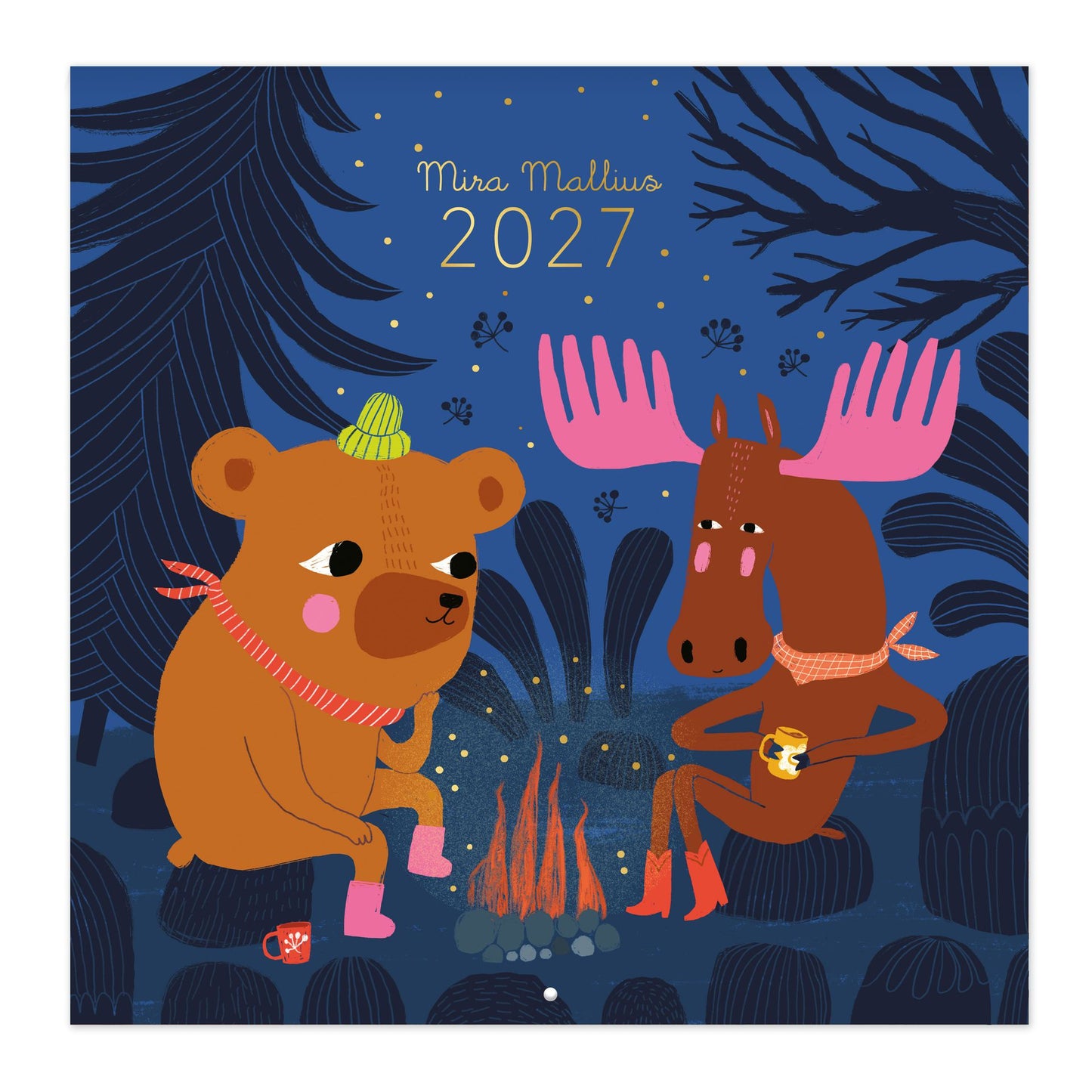 Seinäkalenteri 30x30 2027 Putinki Mallius
