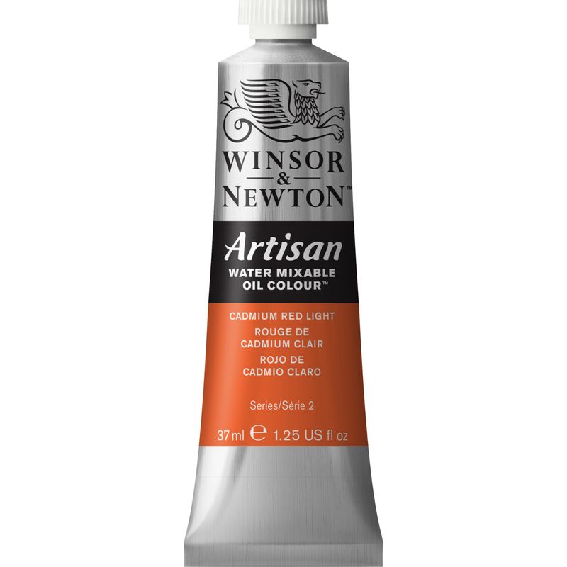 WN Artisan 37ml 100 Cadmium red light (2), vesiliukoinen öljyväri