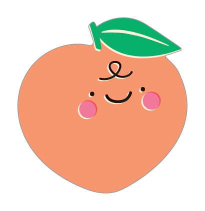 Pinssi Art File -  Peach